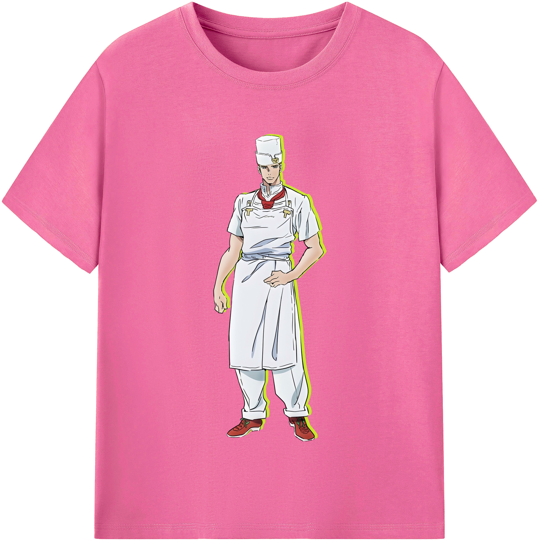 （画像用） ジョジョの奇妙な冒険 Tonio Trussardi JoJo's Bizarre Adventure トニオ?トラッサルディ レディースカジュアルプリントTシャツ（綿100％）